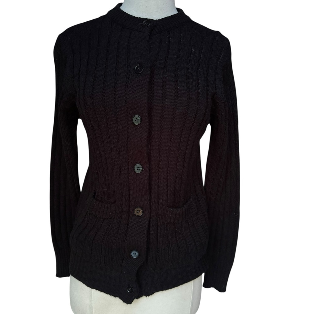 1970s Empire Knitwear Company 100% Acrylic Button Down Cardigan Sweaterâ